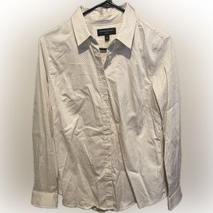 Banana Republic tailored shirt polka dot